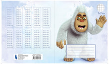 Squared notebook, A5, for 1st grade, 12 sheets