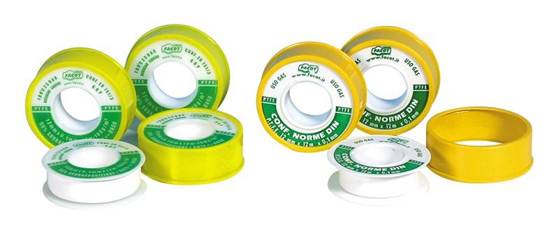 Sealing tape TEFDIN2512F, 25 mm x 0.1 mm x 12 m