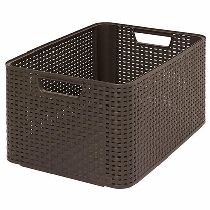 Pudełko do przechowywania CURVER, 30 l, brązowe, 43,6×32,6×23 cm