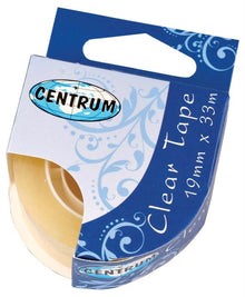 Adhesive tape CENTRUM 80153, 33 m × 19 mm, clear