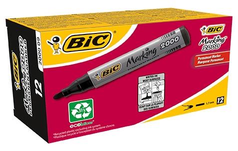 Permanentny marker Bic, czarny