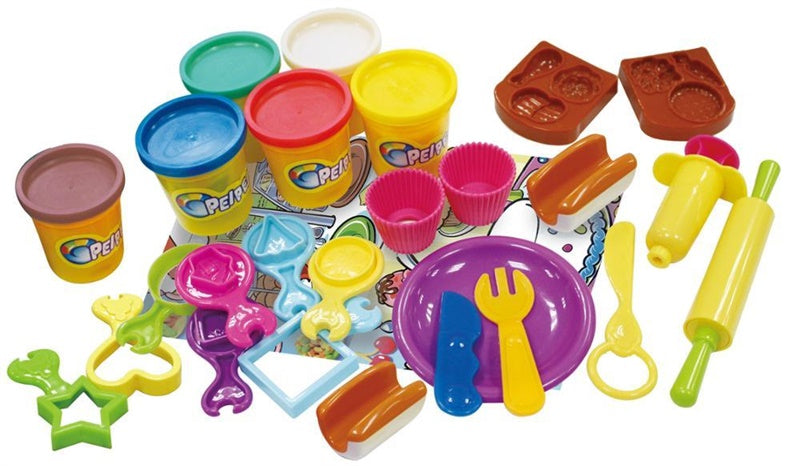 Modeling Clay Set Peipeile Bread Sausage Cake Dough 3245A
