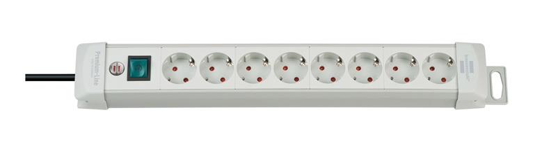 Przedłużacz domowy BRENNENSTUHL PREMIUM, 8 gniazd, 3 m