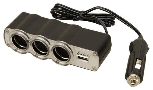Car cigarette lighter splitter