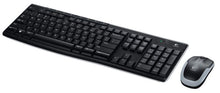 Klaviatūra Logitech MK270 EN, juoda, belaidė