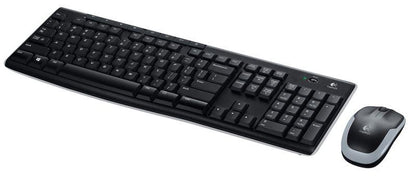 Klawiatura Logitech MK270 EN, czarna, bezprzewodowa
