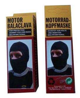 Kominarka motocyklowa, czarna