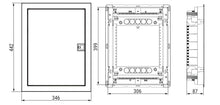 Модульный щит ETI 24+4 мод. ECG28, скрытого монтажа, IP40