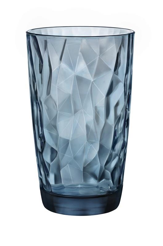 BORMIOLI ROCCO DIAMOND COOLER glass, 470 ml, blue