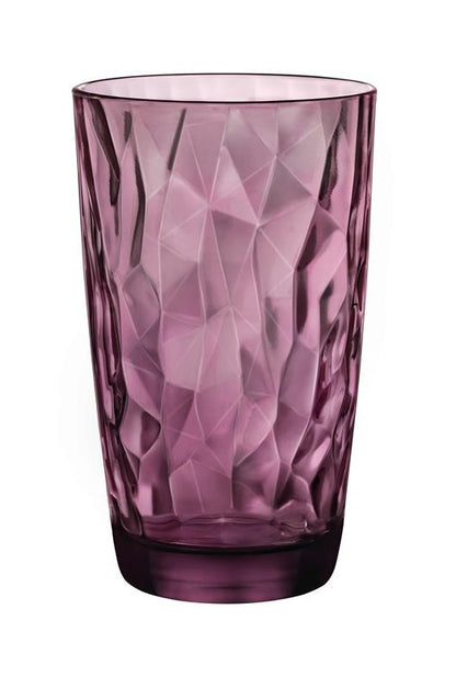 Stiklinė BORMIOLI ROCCO DIAMOND COOLER, 470 ml, violetinė