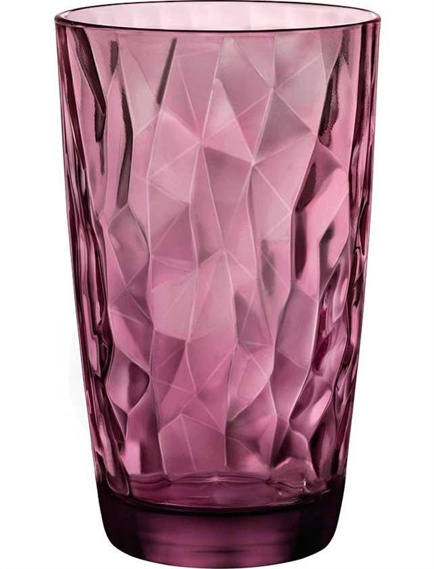Stiklinė BORMIOLI ROCCO DIAMOND COOLER, 470 ml, violetinė