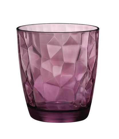 Glass BORMIOLI ROCCO DIAMOND DOF, 390 ml, violet