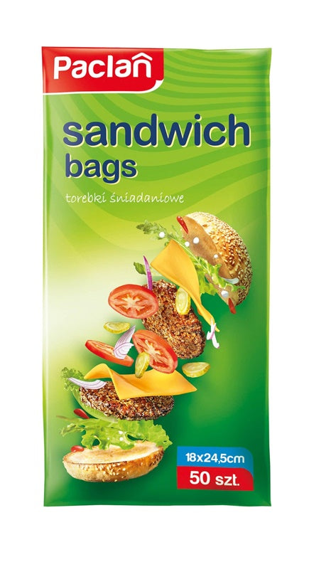 Sandwich bags, 18×24.5 cm, 50 pcs.
