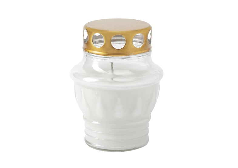 Candle Geralda Mango, 24 h, Transparent