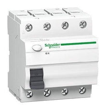 Srovės nuotėkio rėlė Schneider A9Z05425, 4P, 25A, 240V,30mA