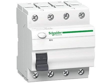 Srovės nuotėkio rėlė Schneider A9Z05440, 4P, 40A, 240V,30mA