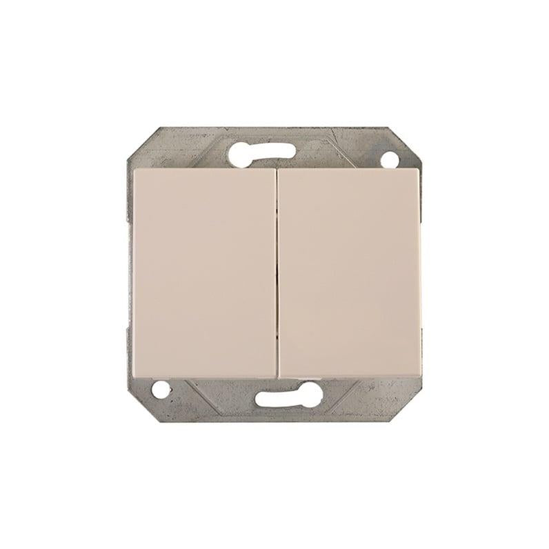 Włącznik VILMA XP500, 2 klaw., biały, IP44