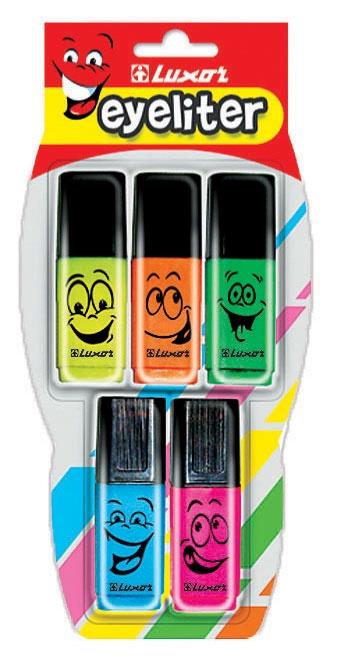Markery tekstowe Luxor Mini, 5 szt.
