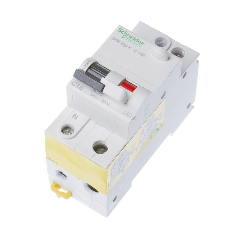 Residual Current Circuit Breaker Schneider A9D20616, 2P, 16A, 240V, 30mA