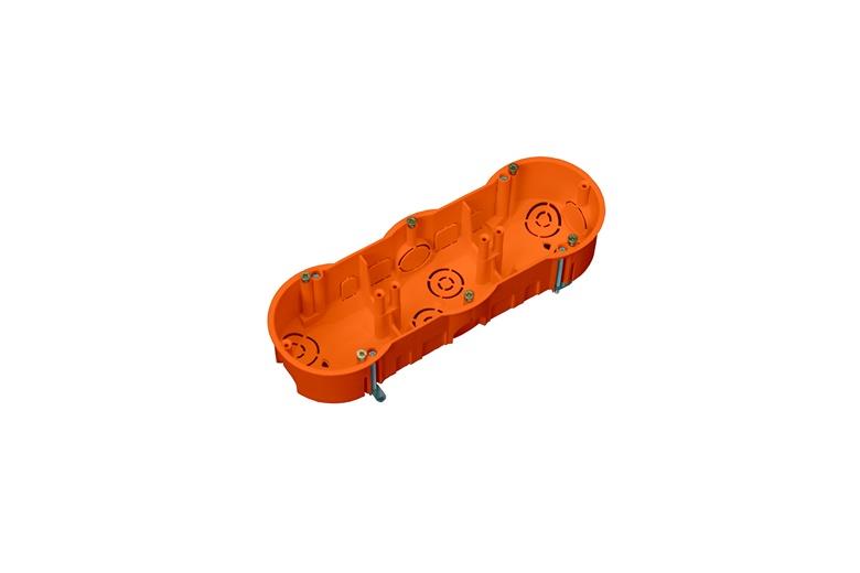 Puszka montażowa potrójna Pawbol A.0041P, 68 x 46 mm
