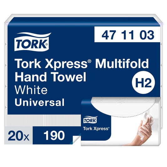 Popierinis rankšluostis Tork Xpress Multifold, 2 sl.