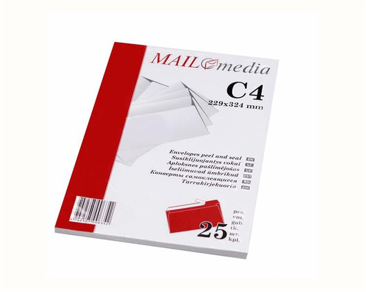 Envelopes C4, 25 pcs