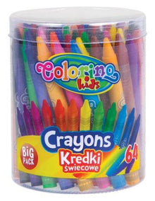 Colorino wax crayons, 64 pcs