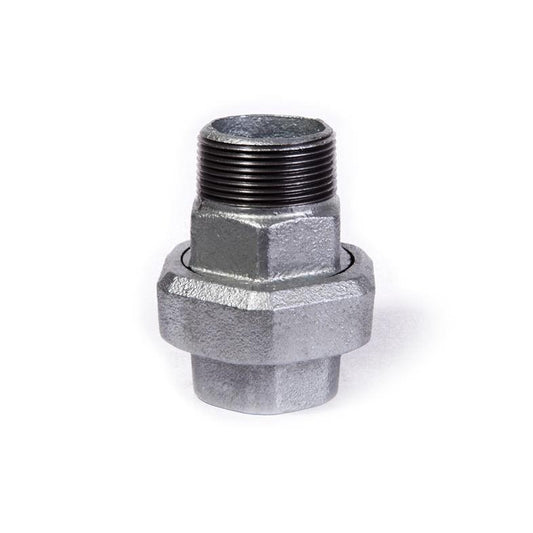 Connector G 331D, 1/2", internal and external thread, galvanized