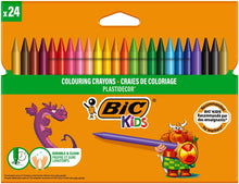Vaškinės kreidelės Bic, 24 vnt