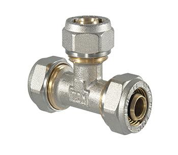Užveržiamas trišakis 1045, TDM Brass, 18 mm