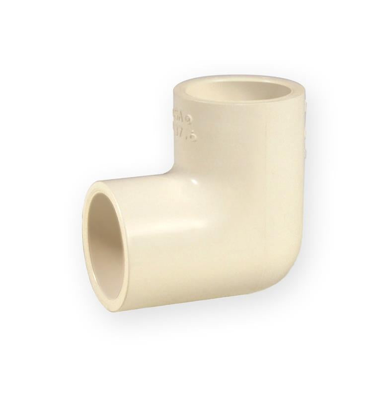 Elbow 4707-005, PVC-C, 1/2"x90° glued internal