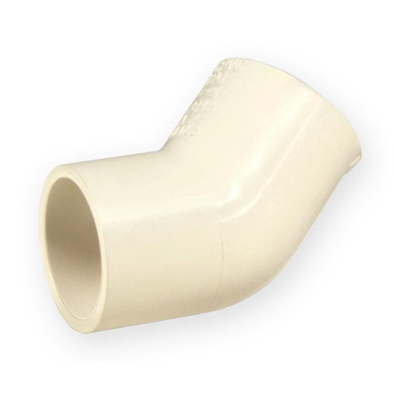 Kolano 4706-007, PVC-C, 3/4"x45°, klejone wewnętrznie