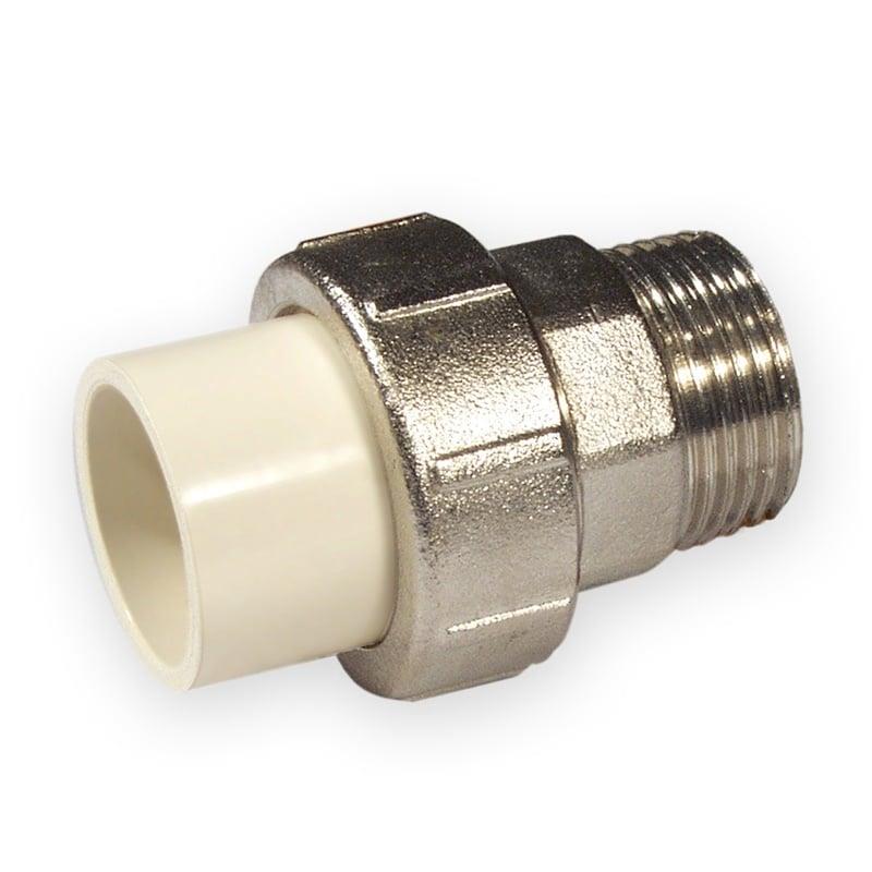 Adapter 4733-405, PVC-C, 1/2" male thread/slip socket