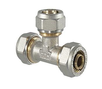Užveržiamas trišakis 1045, TDM Brass, 26 mm