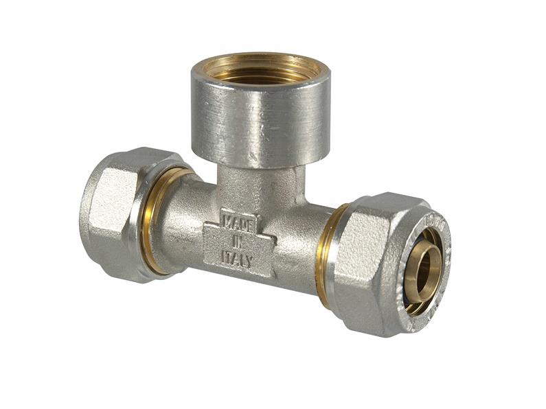 Trójnik zaciskany 1055, 3/4" x 26 mm, gwint wewnętrzny