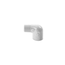 Elbow 410-005, PVC-U, 1/2"x90°, male thread/glue socket