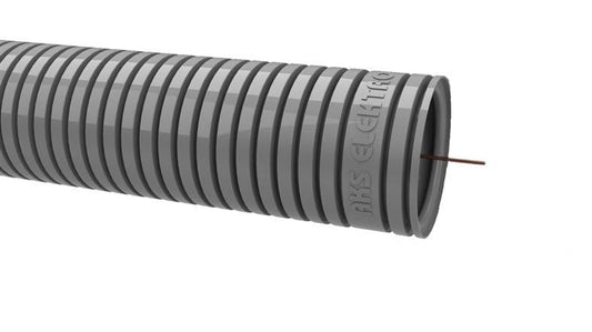 Corrugated installation pipe RKGLP 40, PVC, with wire