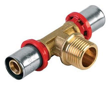 Press tee 1660, 18 mm x 1/2", external thread
