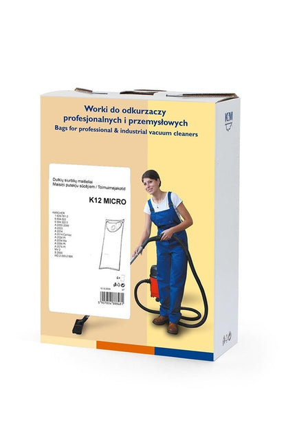 Vacuum cleaner bags K&M K12 Micro, 4 pcs.