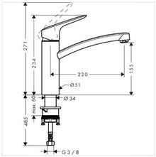 Virtuvinis maišytuvas Hansgrohe Logis 718320