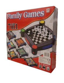 Board game set FAMILY GAMES 7 IN 1