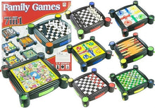 Board game set FAMILY GAMES 7 IN 1
