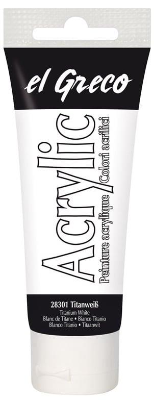 Akriliniai dažai C. KREUL 28301, 75 ml, balti