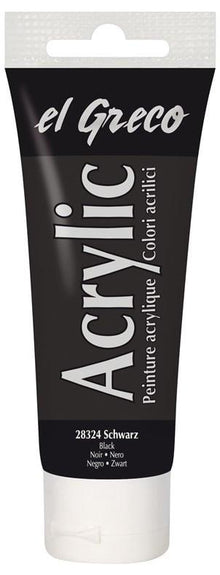 Acrylic paint C. KREUL 28324, 75 ml, black
