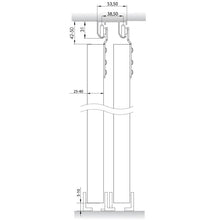 Zestaw do drzwi przesuwnych Helaform 10406, 2.4 m