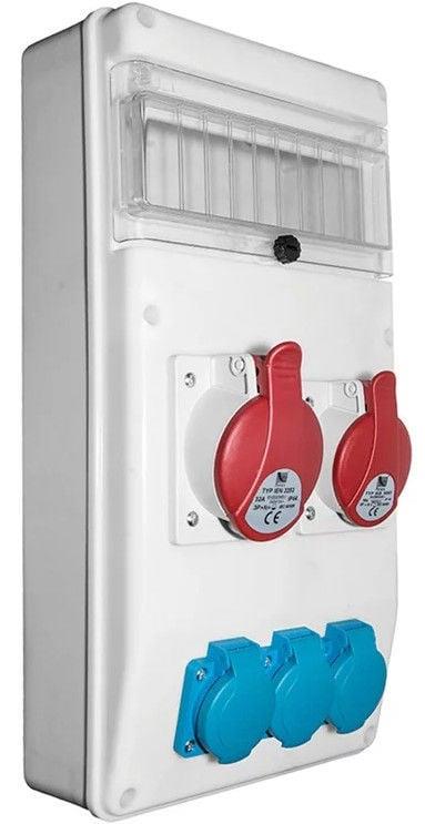 Rozdzielnica modułowa R-BOX B.SLIM-10S-7BR-S, 10 mod. 16/32A IP44