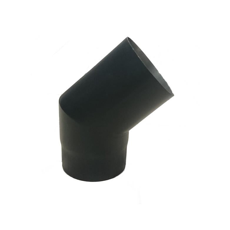 WADEX chimney elbow, 115 mm, 2 mm, 45°