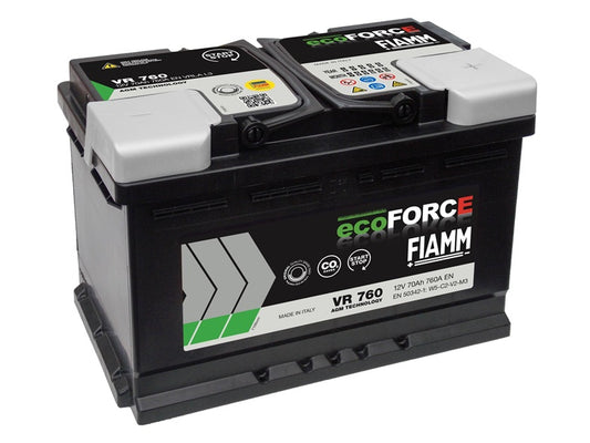 Akumulator Fiamm Ecoforce, 70 Ah, 760 A, 12 V