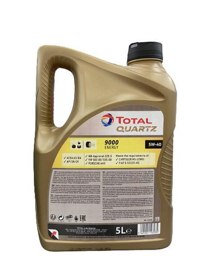 ENGINE OIL "TOTAL QUARTZ 9000 ENERGY 5W40"