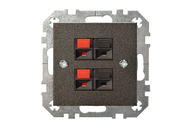 Loudspeaker connector LIREGUS EPSILON, black